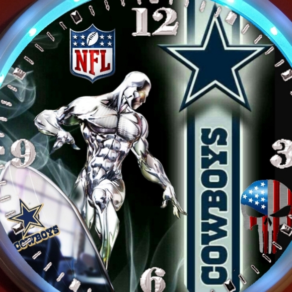 Silver surfer clock - Picture 3 of 4